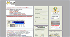 Desktop Screenshot of goldtrans.de